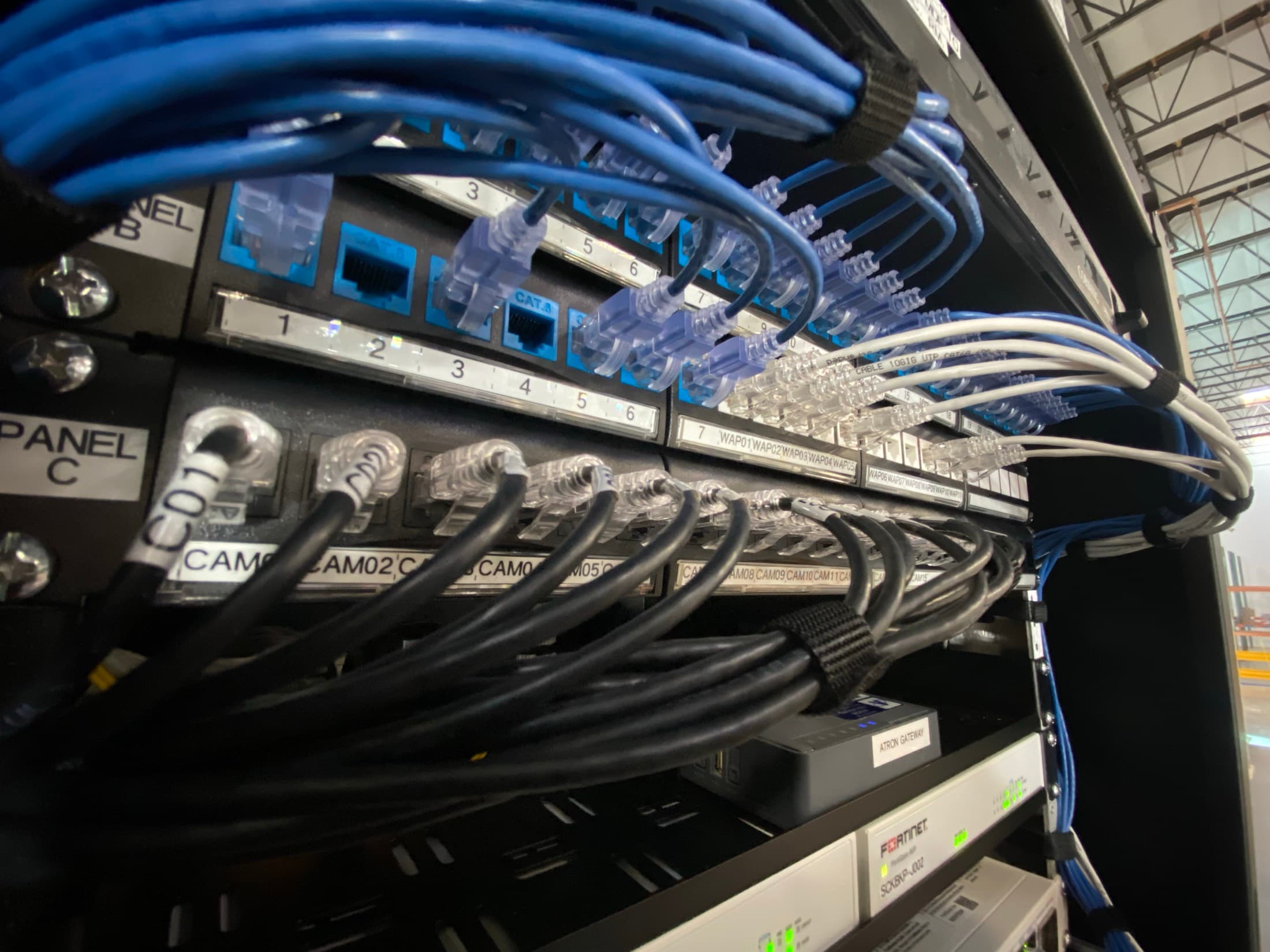 Commercial camera network infrastructure prepared for secure cloud connectivity
