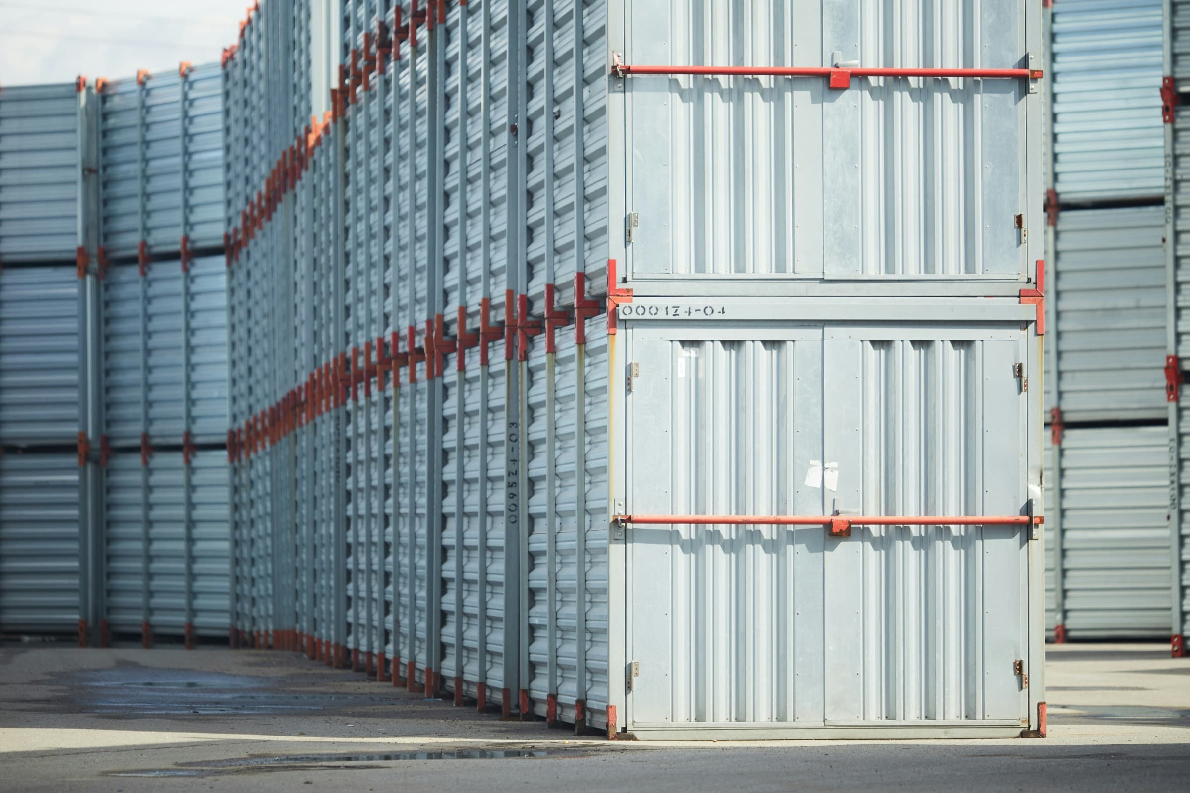 Outdoor commercial storage assets requiring perimeter coverage