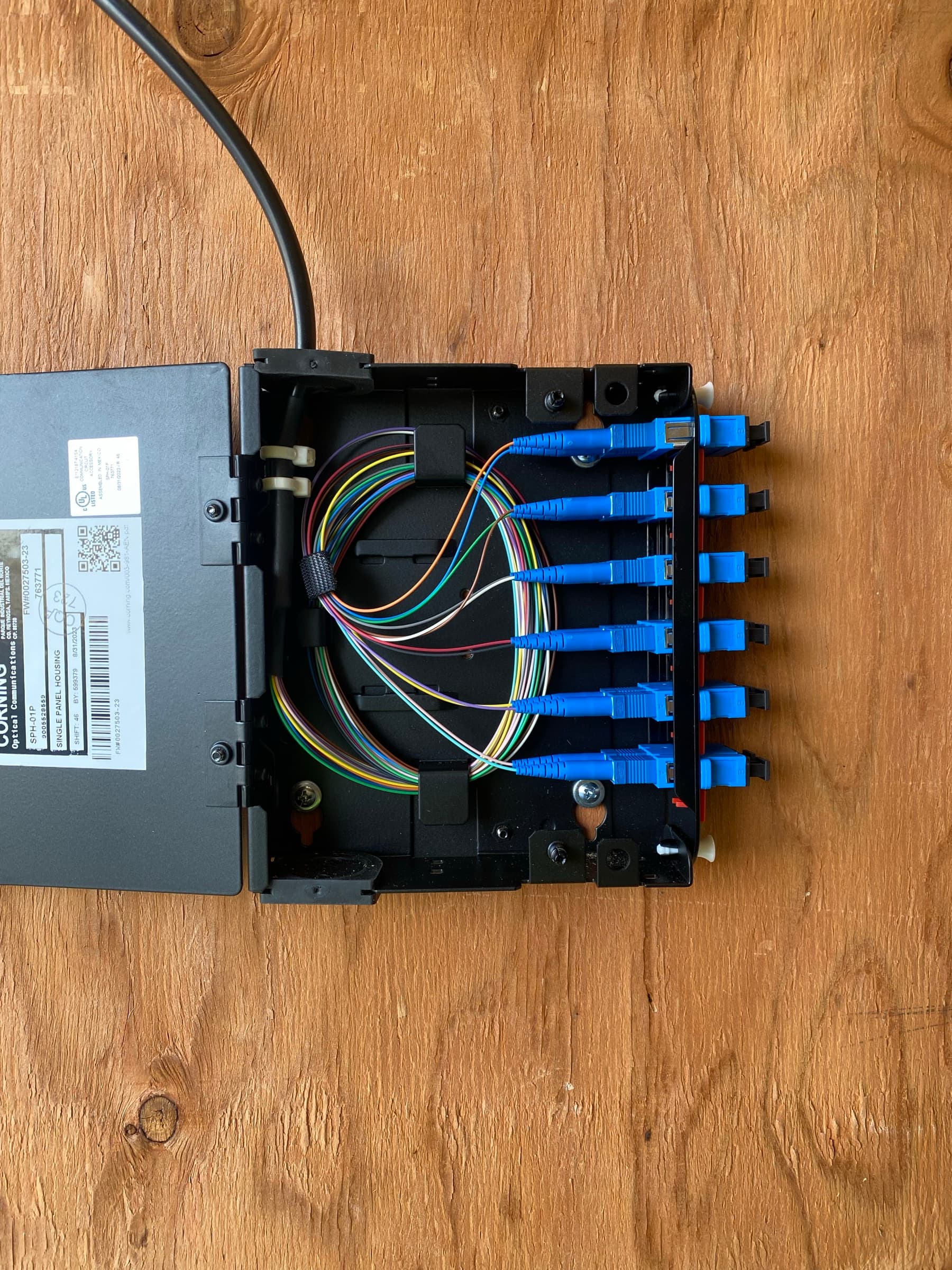 Fiber optic cabling and pathway details for commercial site infrastructure planning